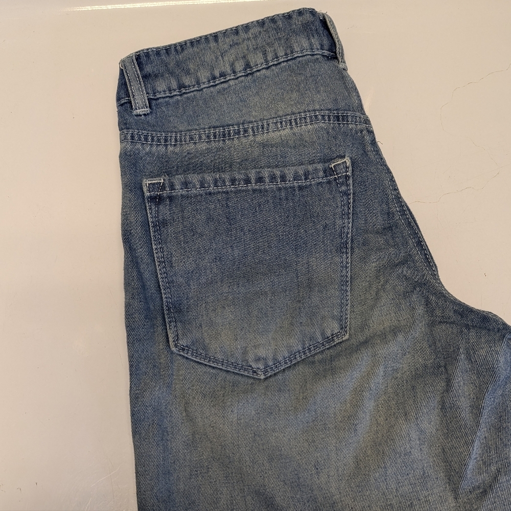 Empyre Oversized Baggy Denim Shorts - Women's Size 0 - Vintage Skater Vibes - Picture 9 of 10